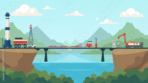 Efficient Transportation and Distribution of Natural Gas Resources via Pipeline Infrastructure