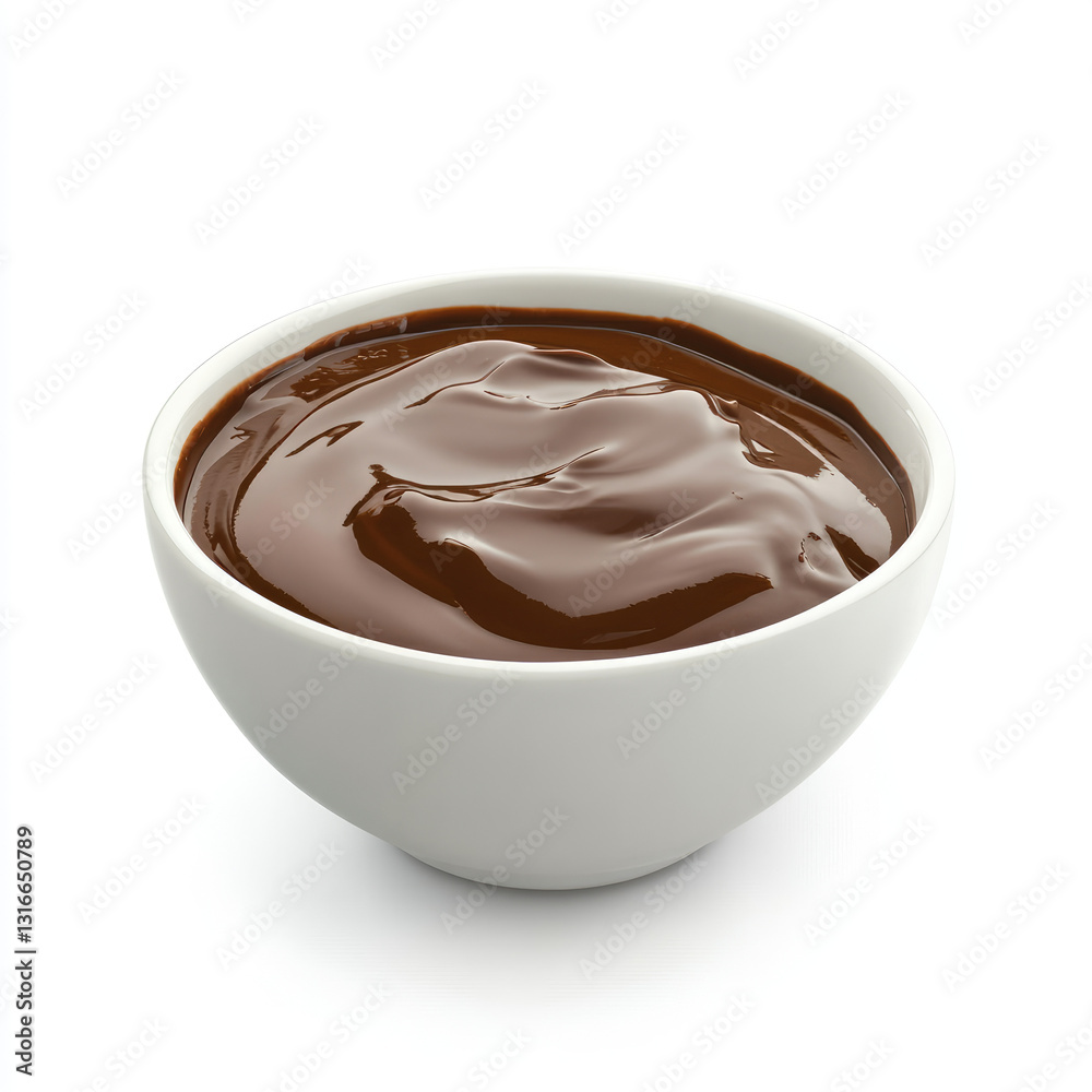Chocolate Sauce Recipe Uses on white background Chocolate Sauce Recipe Uses on white background