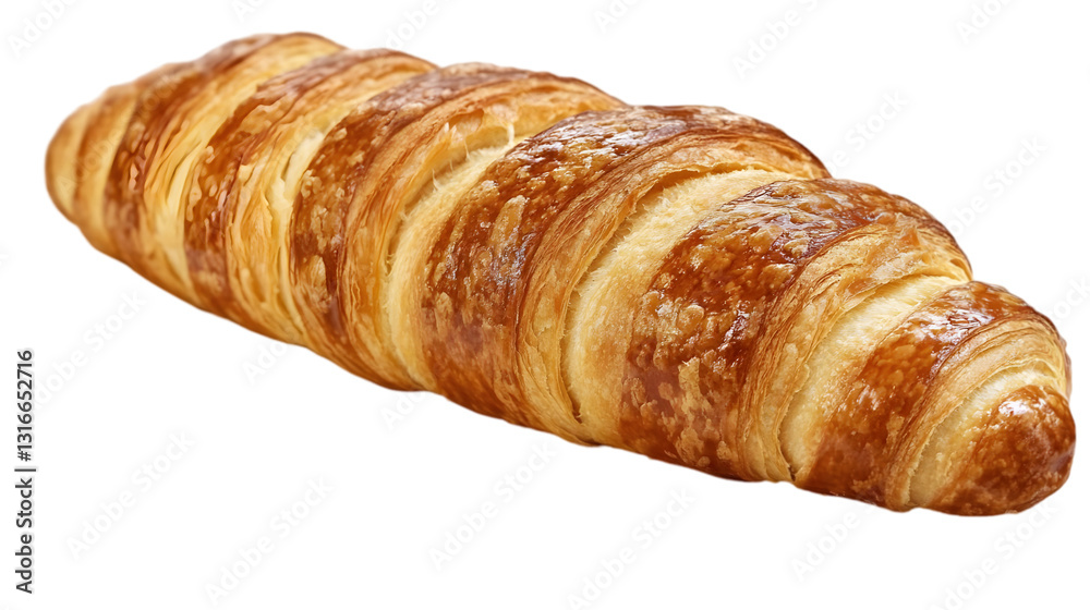 Golden Croissant on White, Flaky Layers, Delicious Bakery Treat, Isolated Food Image, Fresh Pastry Golden Croissant on White, Flaky Layers, Delicious Bakery Treat, Isolated Food Image, Fresh Pastry