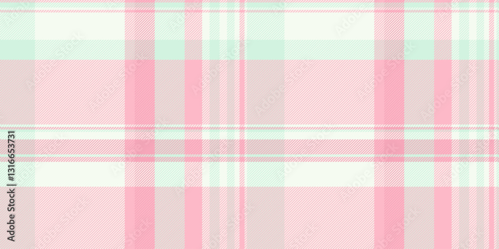Easter background check seamless, advertising tartan fabric vector. Tidy pattern texture textile plaid in light and honey dew colors. Easter background check seamless, advertising tartan fabric vector. Tidy pattern texture textile plaid in light and honey dew colors.
