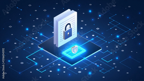 Secure Digital File Access Granted Through Cyber Security Key Protection Measures