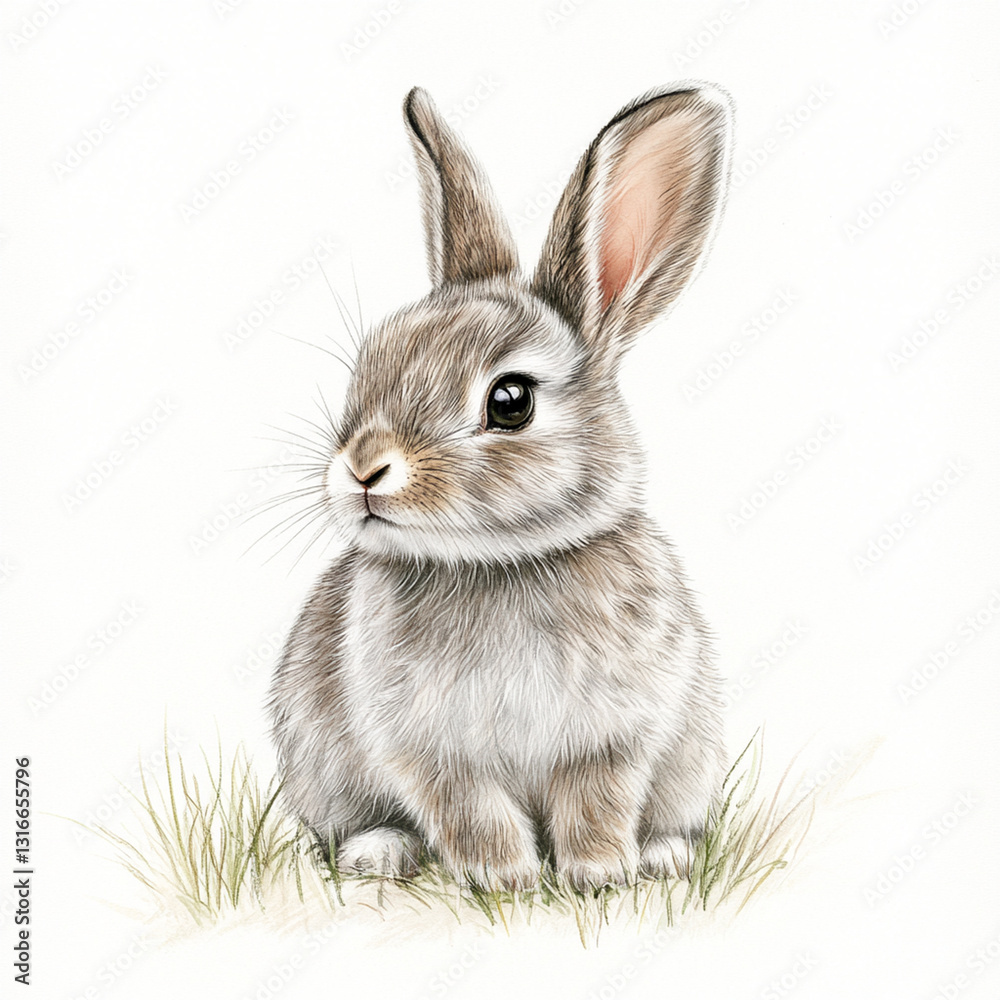 Obraz premium A cutie rabbit