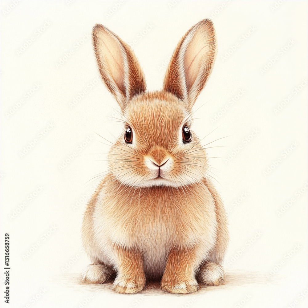 Obraz premium A cutie rabbit