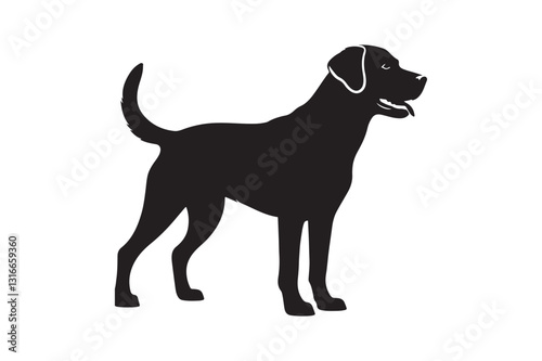 Dog  Silhouette image  