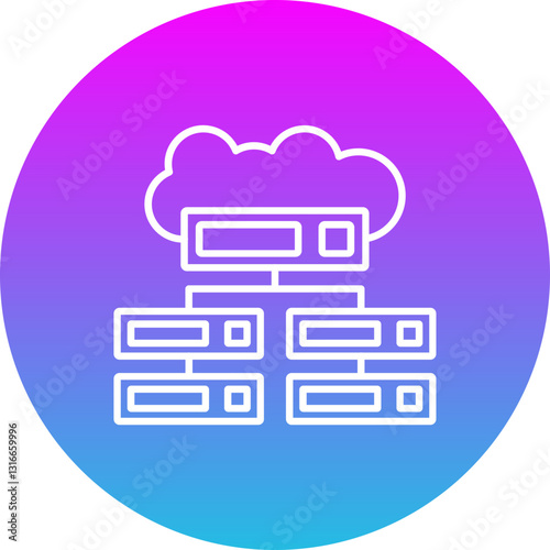 Cloud server Icon