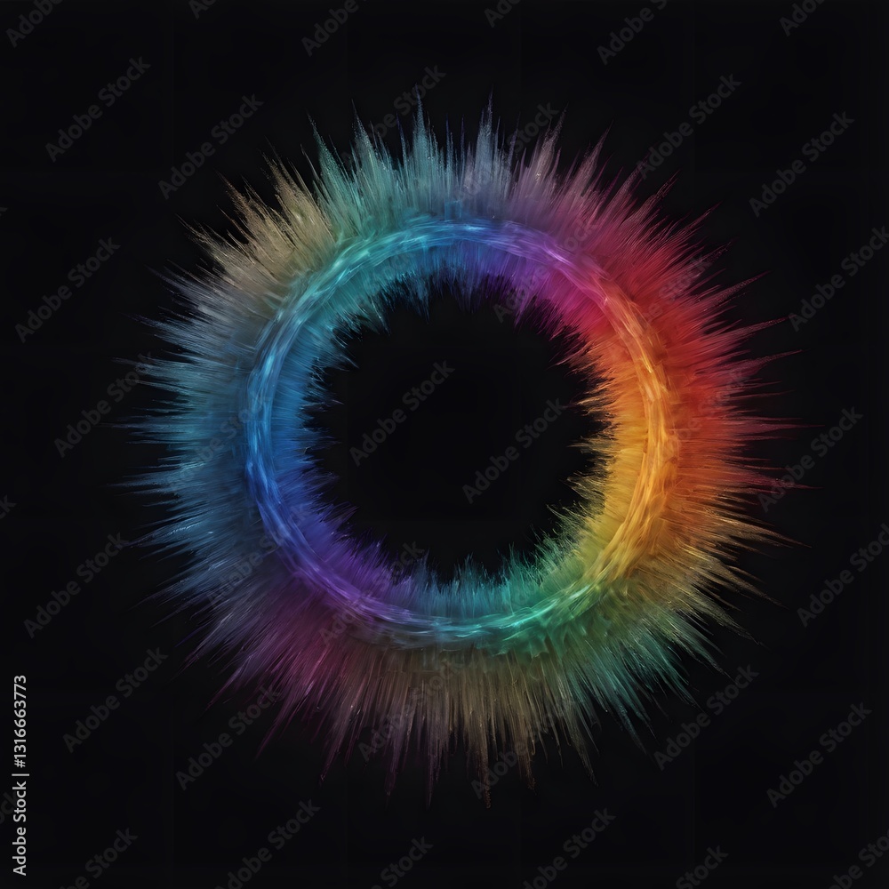 energy power explosion effect isolated on a black background energy power explosion effect isolated on a black background