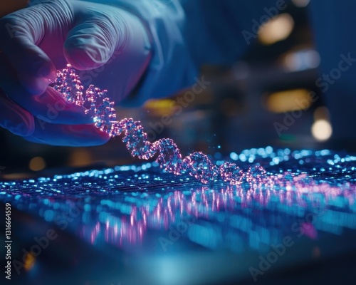 Scientists using AI to analyze genetic data and personalize cancer treatments, Pharmaceuticals, Innovative and techdriven