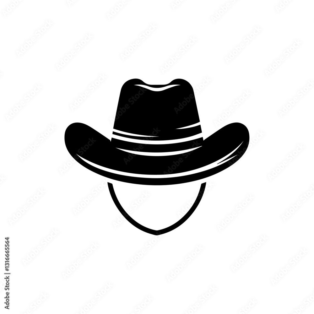 hat cowboy logo black and white hat cowboy logo black and white