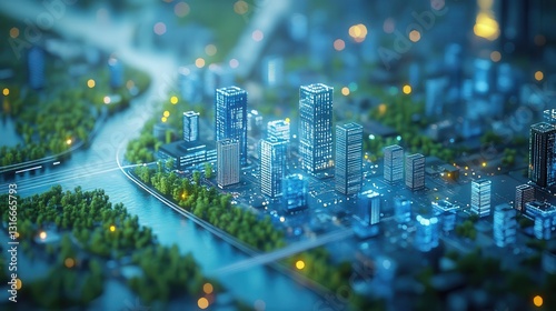 Smart cities using environmental monitoring systems to track air and water quality, Environmental Monitoring, Connected and essential