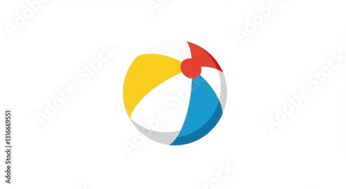 Free Download Minimalist Beach Ball Icon - GFXLoad