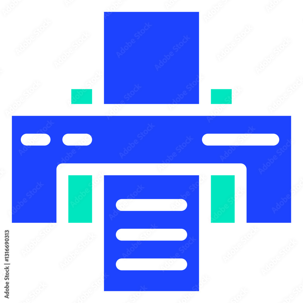 Printer Vector Icon Design Illustration