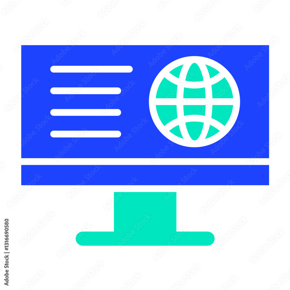 Online Business Vector Icon Design Illustration Online Business Vector Icon Design Illustration