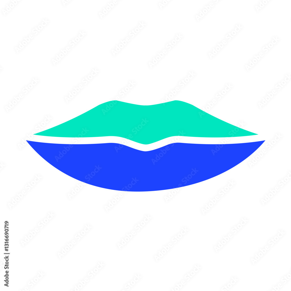 Lips Vector Icon Design Illustration Lips Vector Icon Design Illustration