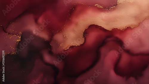 Abstract red fire of rose petals and blood cells texture