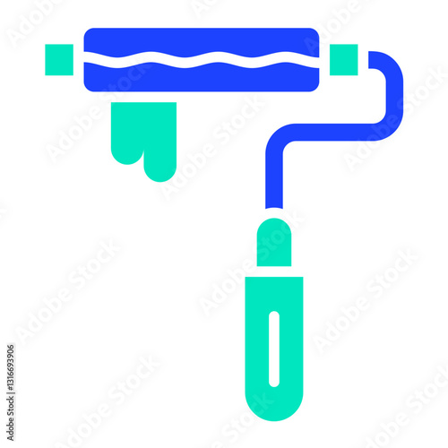 Paint roller Vector Icon Design Illustration