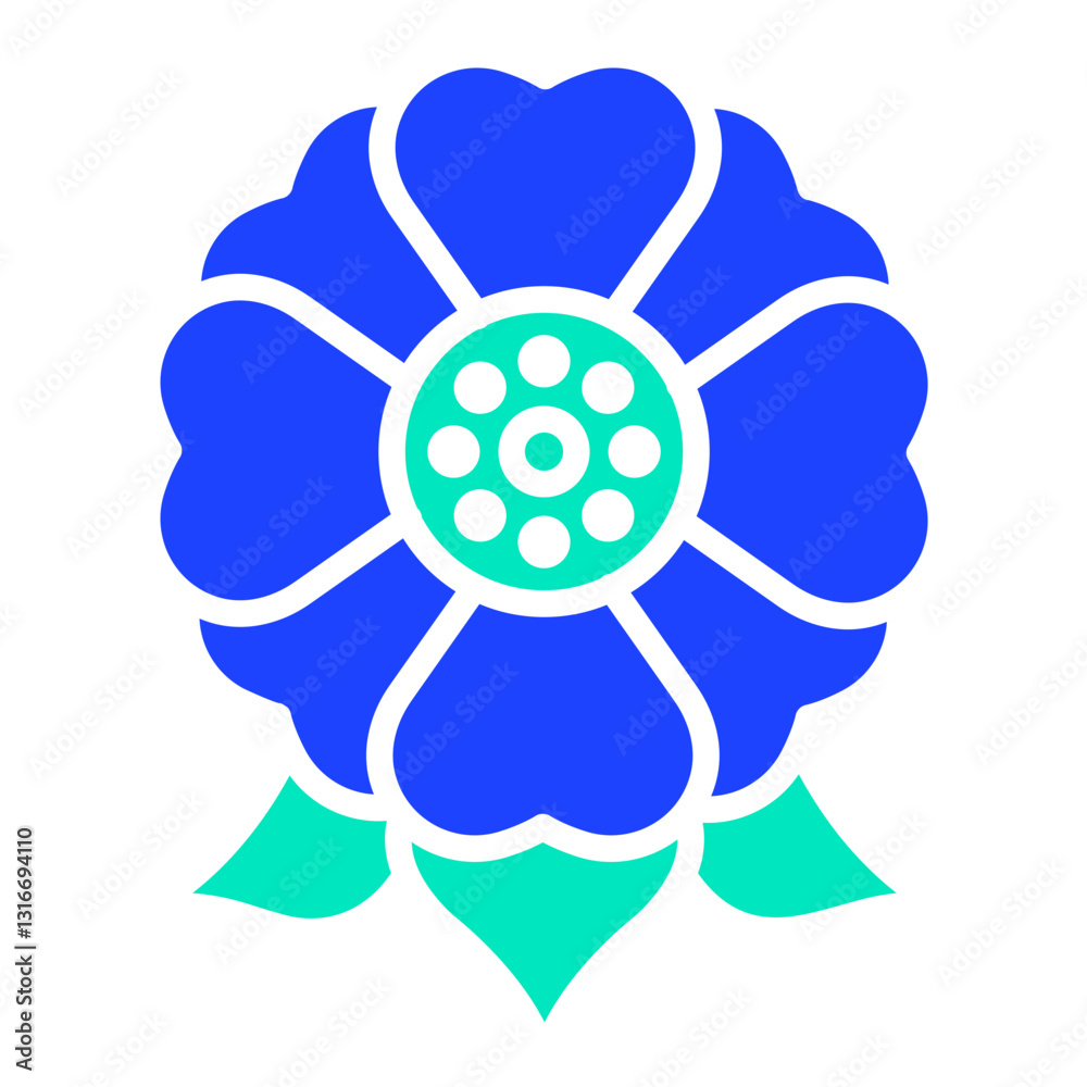 Flower Vector Icon Design Illustration Flower Vector Icon Design Illustration