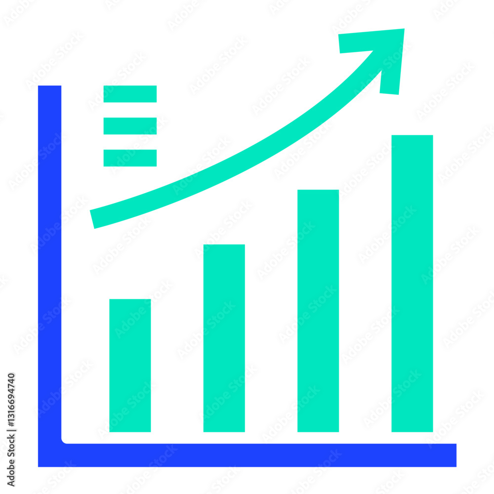 Growth Vector Icon Design Illustration Growth Vector Icon Design Illustration