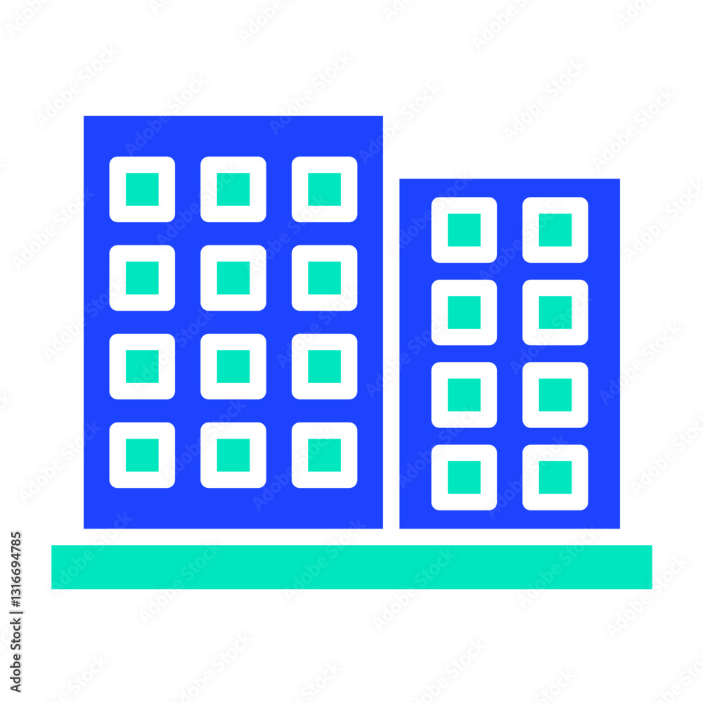Office building Vector Icon Design Illustration Office building Vector Icon Design Illustration