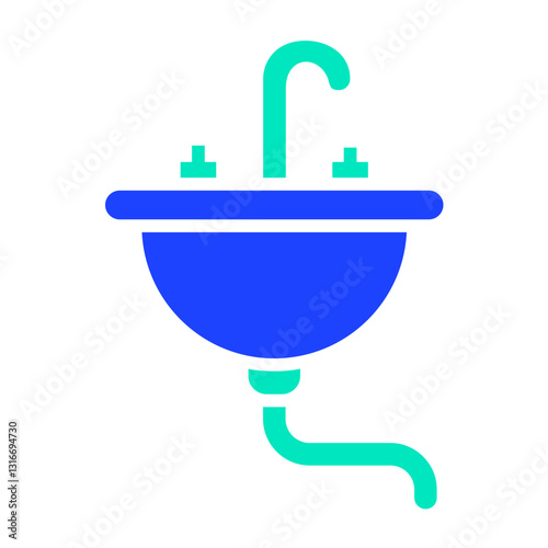 Sink Vector Icon Design Illustration