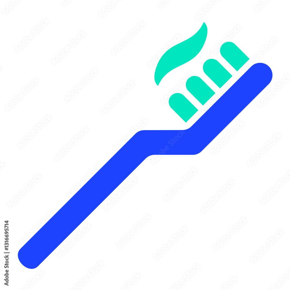 Toothbrush Vector Icon Design Illustration Toothbrush Vector Icon Design Illustration