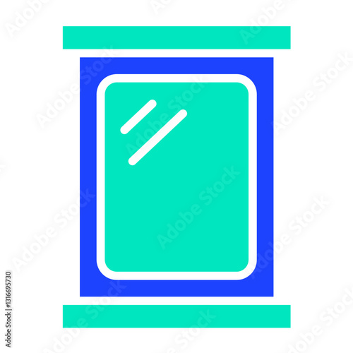 Mirror Vector Icon Design Illustration
