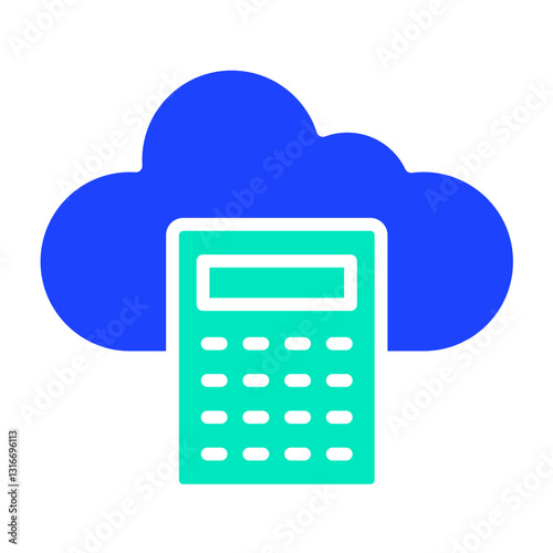 Calculator Vector Icon Design Illustration