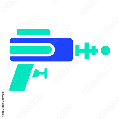 Laser gun Vector Icon Design Illustration