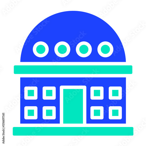 Planetarium Vector Icon Design Illustration