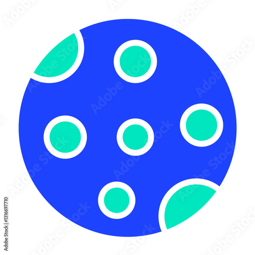 Moon phase Vector Icon Design Illustration