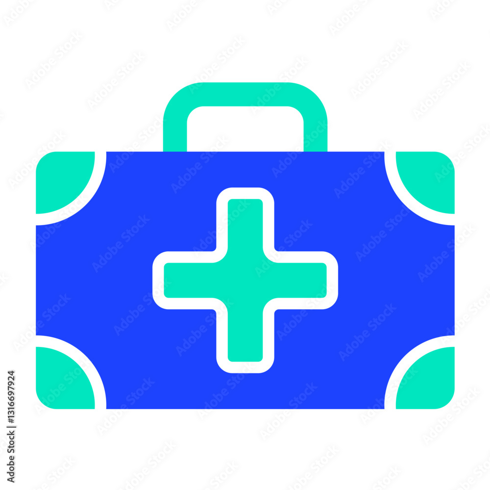 Obraz premium Medical kit Vector Icon Design Illustration