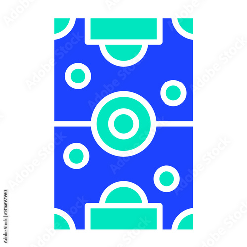 Soccer field Vector Icon Design Illustration