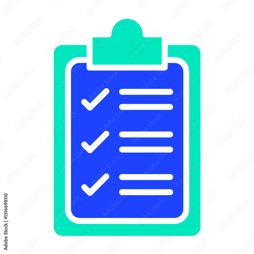 Checklist Vector Icon Design Illustration Checklist Vector Icon Design Illustration