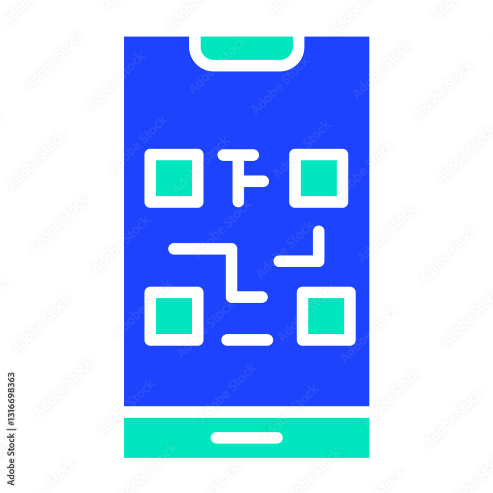 Qr code Vector Icon Design Illustration Qr code Vector Icon Design Illustration