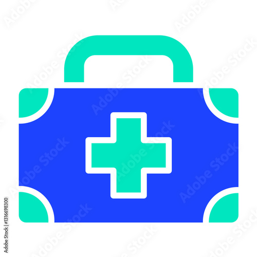 First aid kit Vector Icon Design Illustration