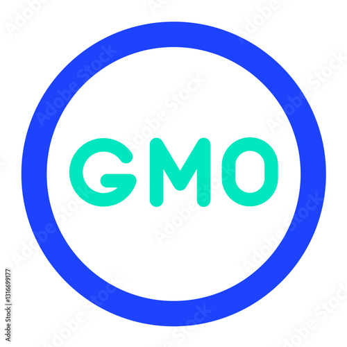 Gmo Vector Icon Design Illustration