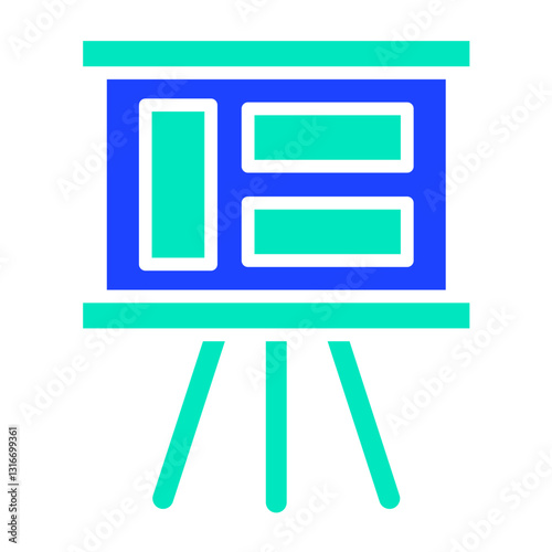 Story board Vector Icon Design Illustration