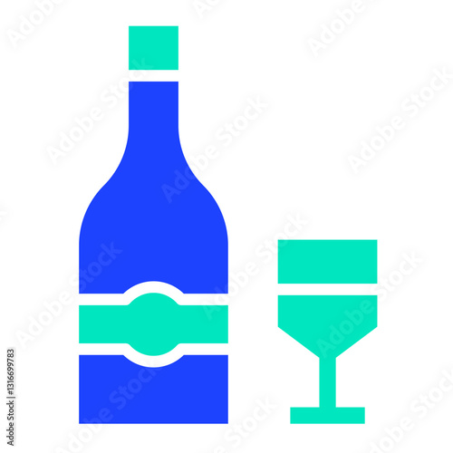 Wine Vector Icon Design Illustration