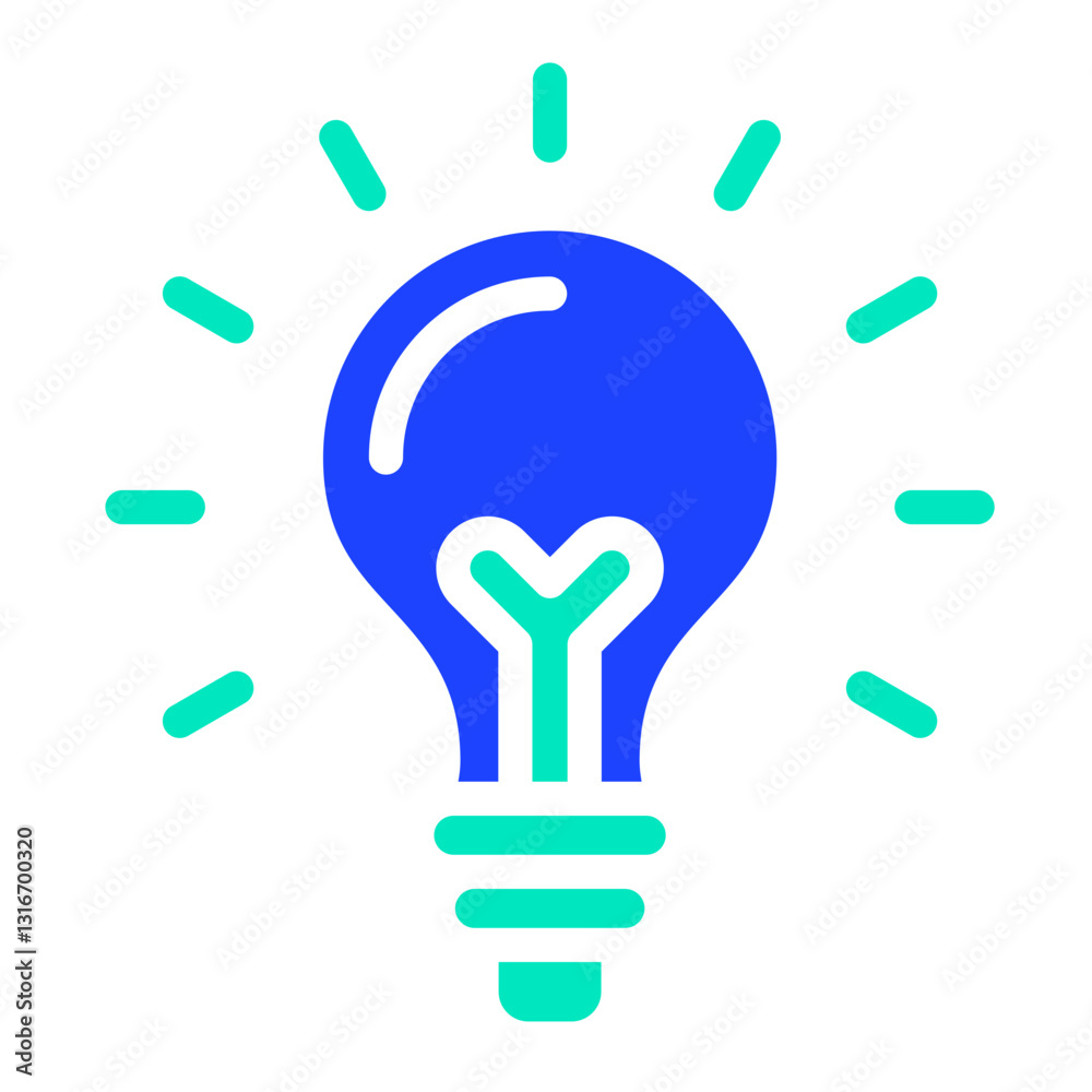 Light bulb Vector Icon Design Illustration Light bulb Vector Icon Design Illustration