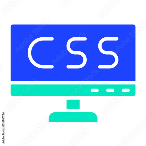 Css Vector Icon Design Illustration