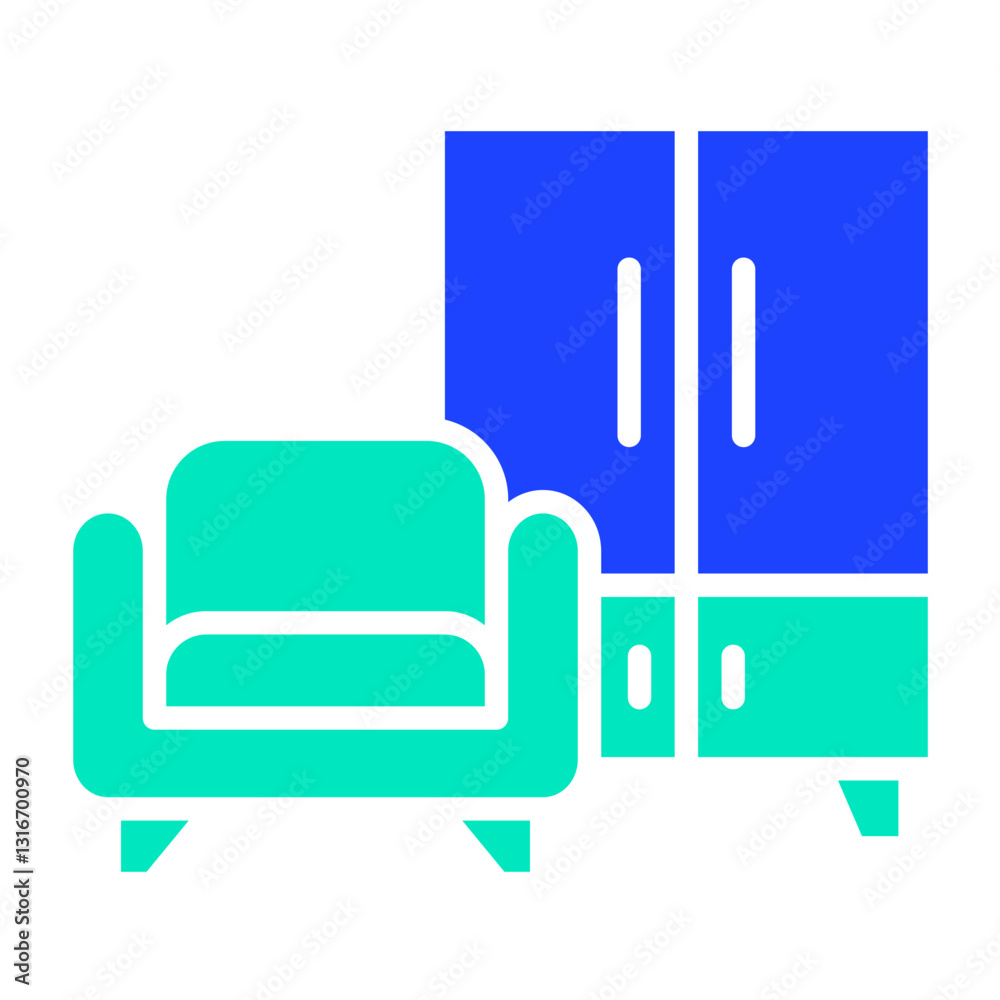 Home Furniture Vector Icon Design Illustration Home Furniture Vector Icon Design Illustration