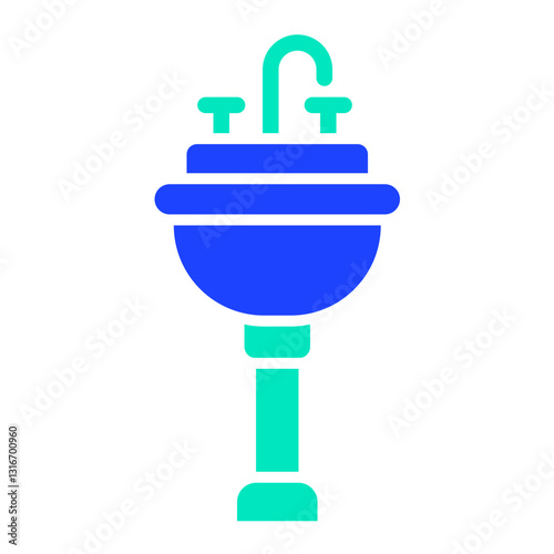 Sink Vector Icon Design Illustration