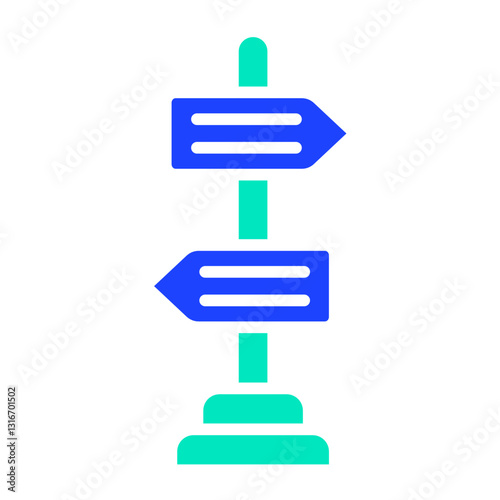Signage Vector Icon Design Illustration