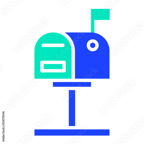 Letterbox Vector Icon Design Illustration