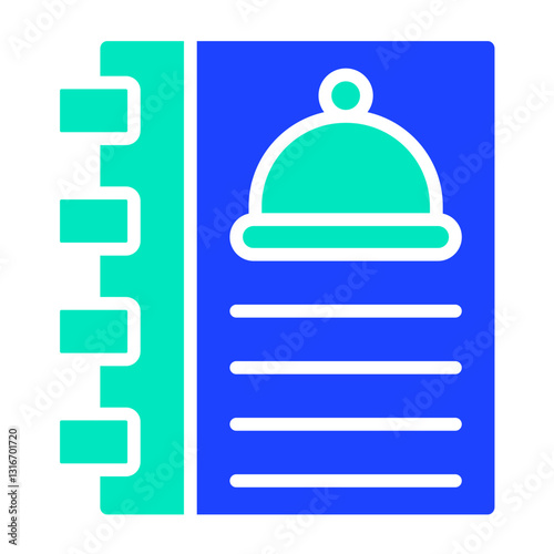Cookbook Vector Icon Design Illustration