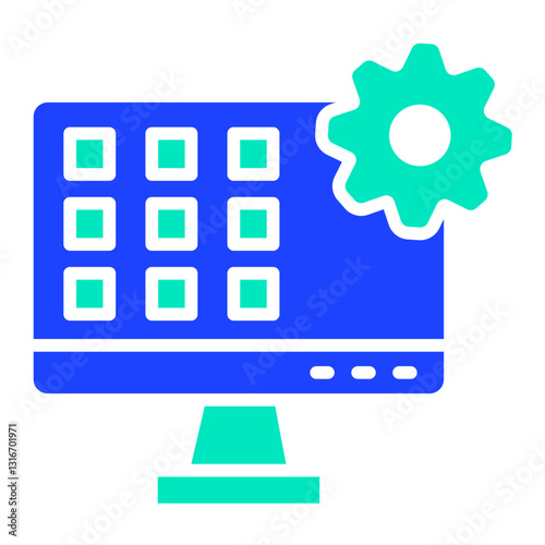 Application Vector Icon Design Illustration