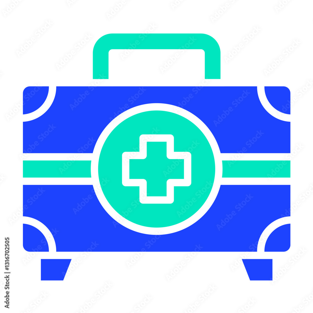 First Aid Kit Vector Icon Design Illustration First Aid Kit Vector Icon Design Illustration