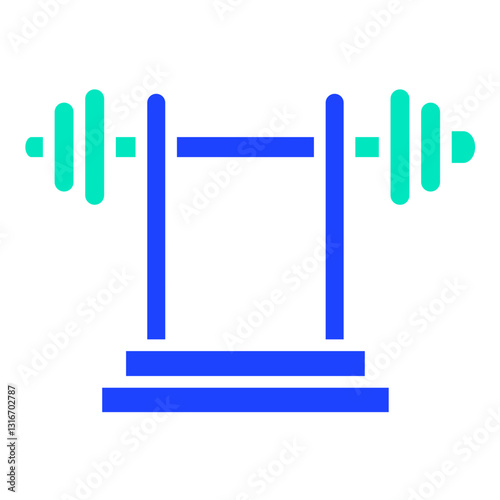 Weightlifting Vector Icon Design Illustration