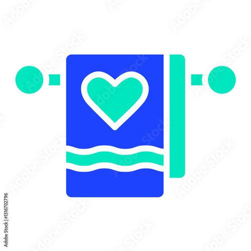 Towel Vector Icon Design Illustration