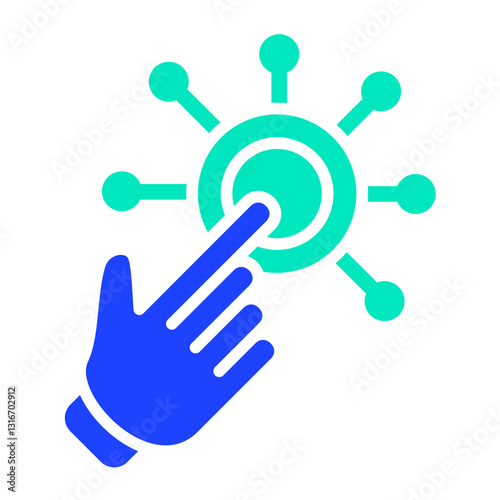 Interaction Vector Icon Design Illustration