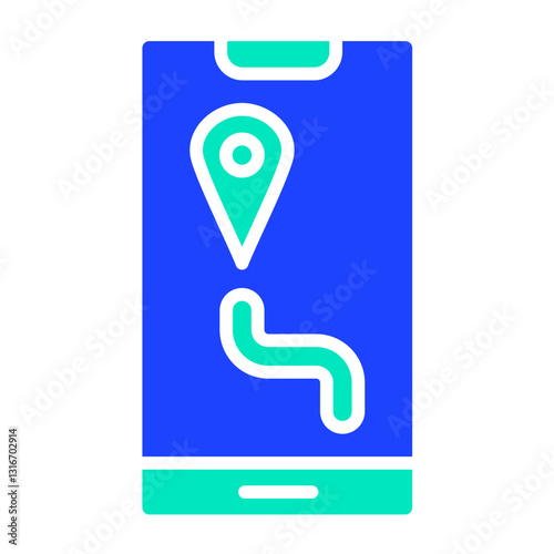 Maps Vector Icon Design Illustration